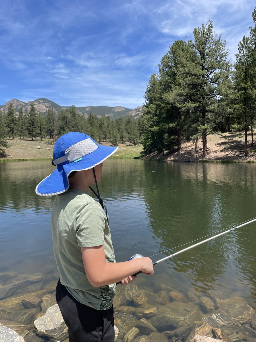 xiondavis's tweet photo. When the boy asks if I can take him fishing instead of work… the answer is  ALWAYS yes! Sorry machines, you are on your own today. https://t.co/dWWrTSCWEH