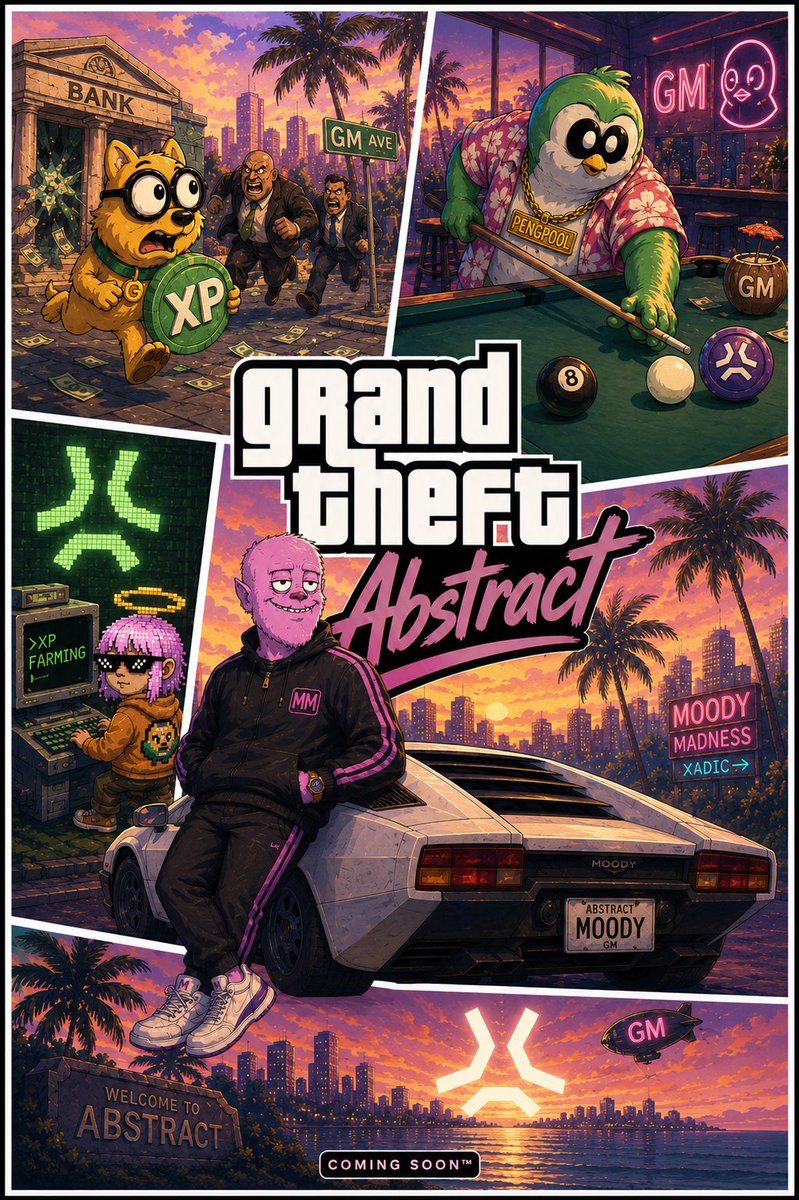 MoodyMights's tweet photo. Grand Theft Abstract
You in? https://t.co/OjriSG6lzR
