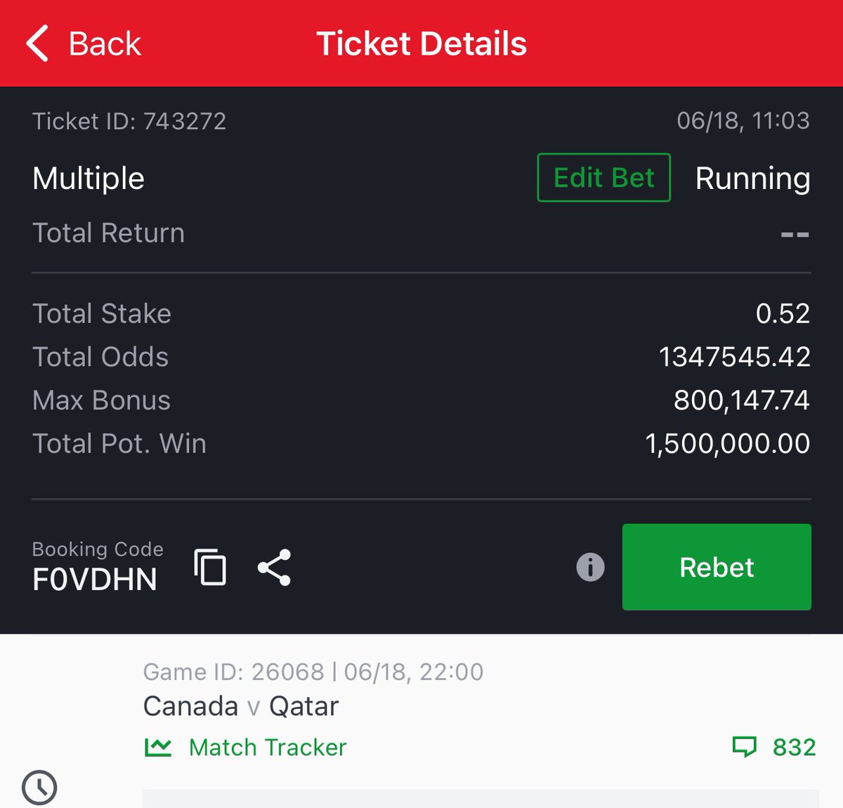 KTB_SNIPER's tweet photo. World Cup ⚽️ stake and retweet 🙏we are winning ✅ https://t.co/5k0F89K6wG