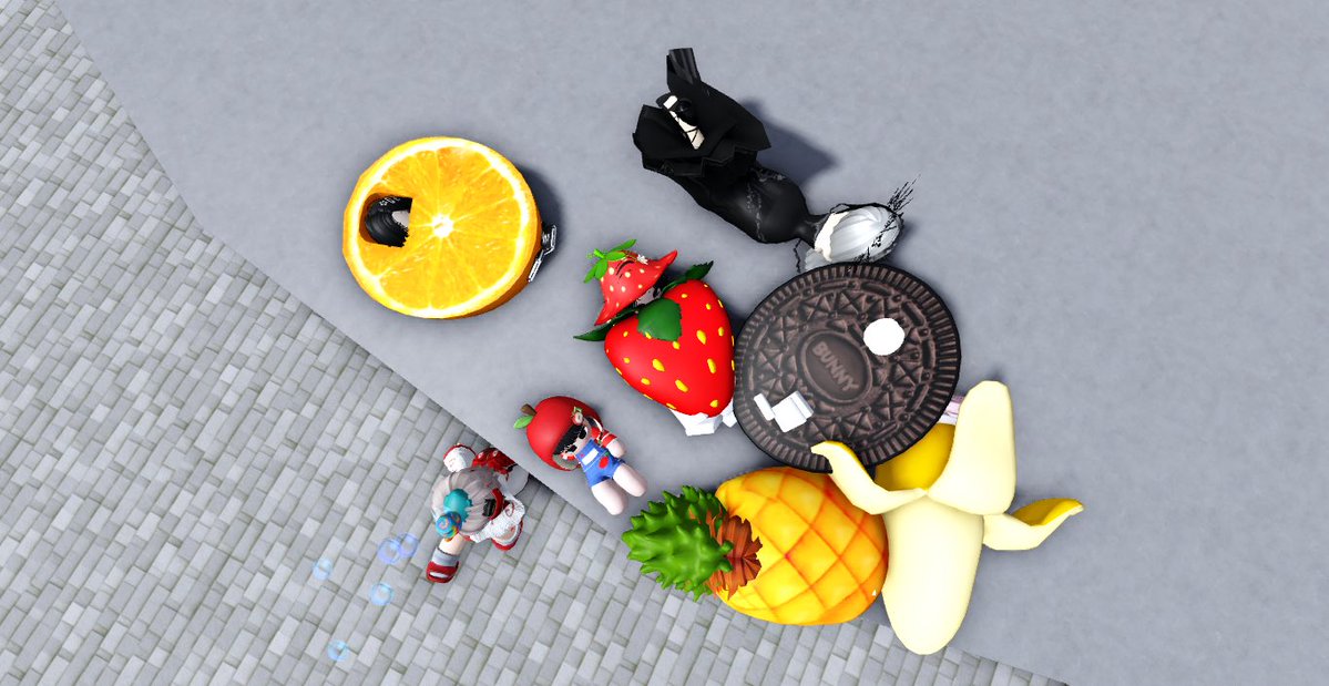 bagindahahaha's tweet photo. Buah buahan dan topping Oreo pada berkumpul https://t.co/iQ3lBeoA8j