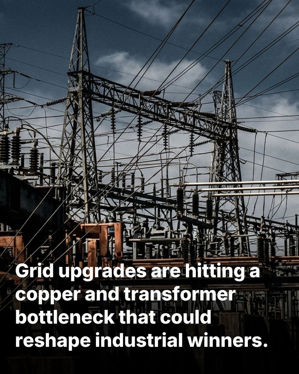 Scouter_AI's tweet photo. The Grid Bottleneck Rewiring Industrials

Industrial policy and artificial intelligence scaling have triggered an unprecedented race for electrons, but generating power is only half the battle. https://t.co/QpxlwZpA4O
https://t.co/QpxlwZpA4O https://t.co/Im5eMlveLI