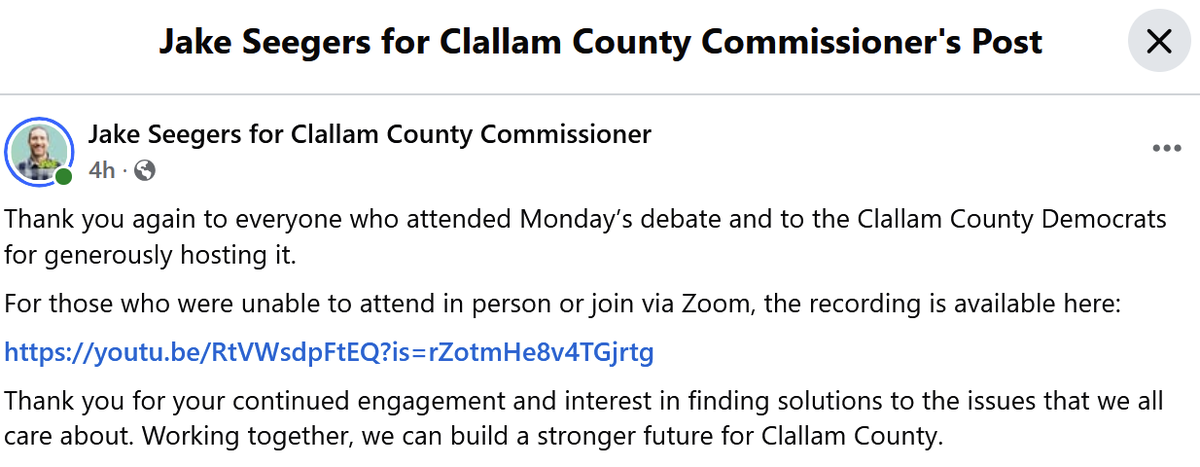 clallamgop's tweet photo. Video Replay from Monday, June 15th
Debate with CC Commissioner Mike French (D) and CC Commissioner candidate Jake Seegers (I)
https://t.co/QgSOjBOX1C https://t.co/NMBtcJzIBB