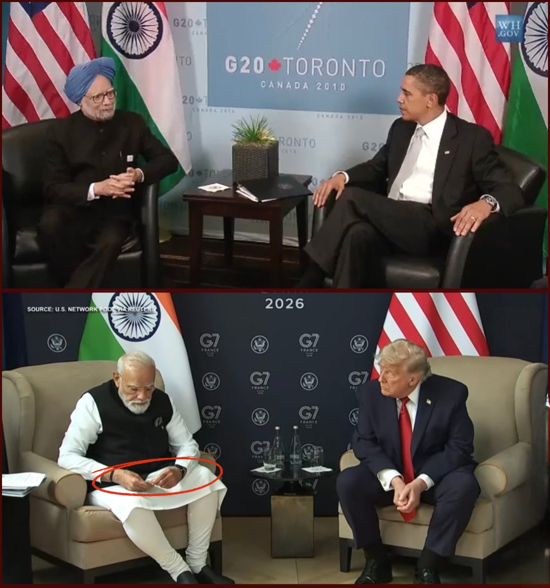 WeDravidians's tweet photo. DMK PRIME MINISTER VS BJP PRIME MINISTER

STATUS OF INDIA  EXPRESSED IN THEIR BODY LANGUAGE! https://t.co/M1GwCJsFff
