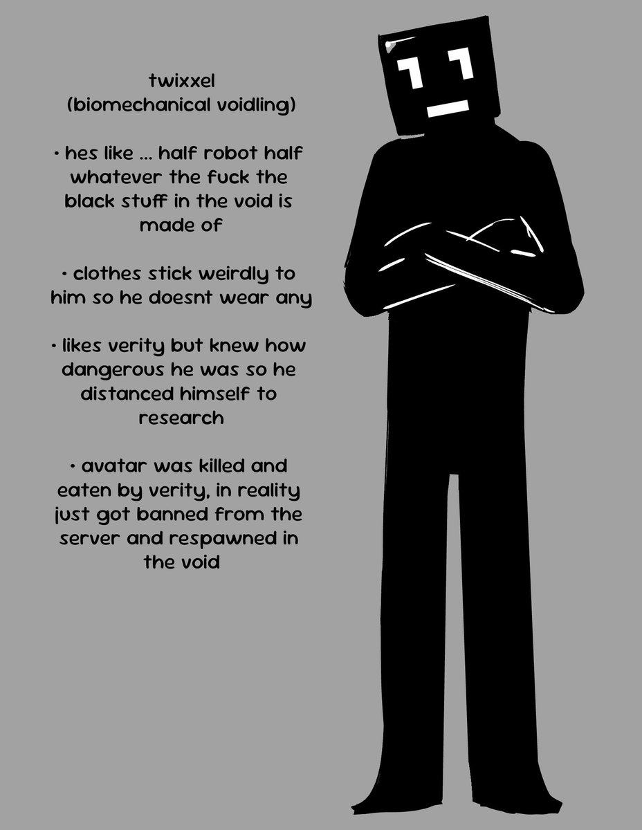 kairosclerotic's tweet photo. my designs an headcanons I think
#verity #thatmob #twixxel .Boom . https://t.co/HiQiOFnaov