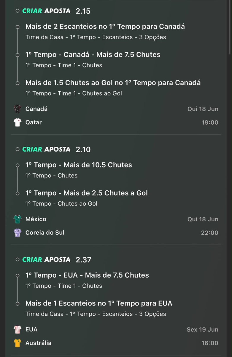 cobragreenn's tweet photo. Seguindo as análises da primeira rodada acredito muito nessas linhas pra essa segundada rodada da copa! 

Vamos chamar esse binguinhos juntos, link pronto nos comentários 👇🏾👇🏾👇🏾 https://t.co/wCEEKMKijE