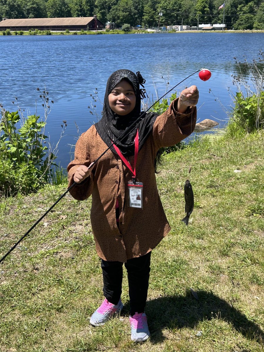 ManchesterRHS's tweet photo. The Manchester program went fishing in Darlington and to the jackals game yesterday! Such a fun time for the students to get out of the classroom! https://t.co/SXgDi2iwDs