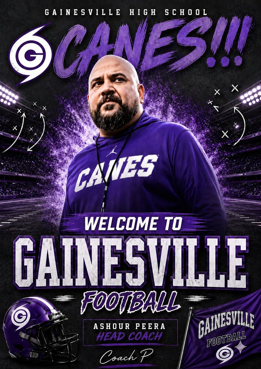 ZachAbolverdi's tweet photo. BREAKING: Former Florida football staff member Ashour Peera has been hired as the new head coach at Gainesville High School.

Peera returns to high school coaching after 9 years at the collegiate level. This is his third stint as a HS head coach.

STORY: https://t.co/mtMcQnOlVS https://t.co/cV3Dl3hFDR