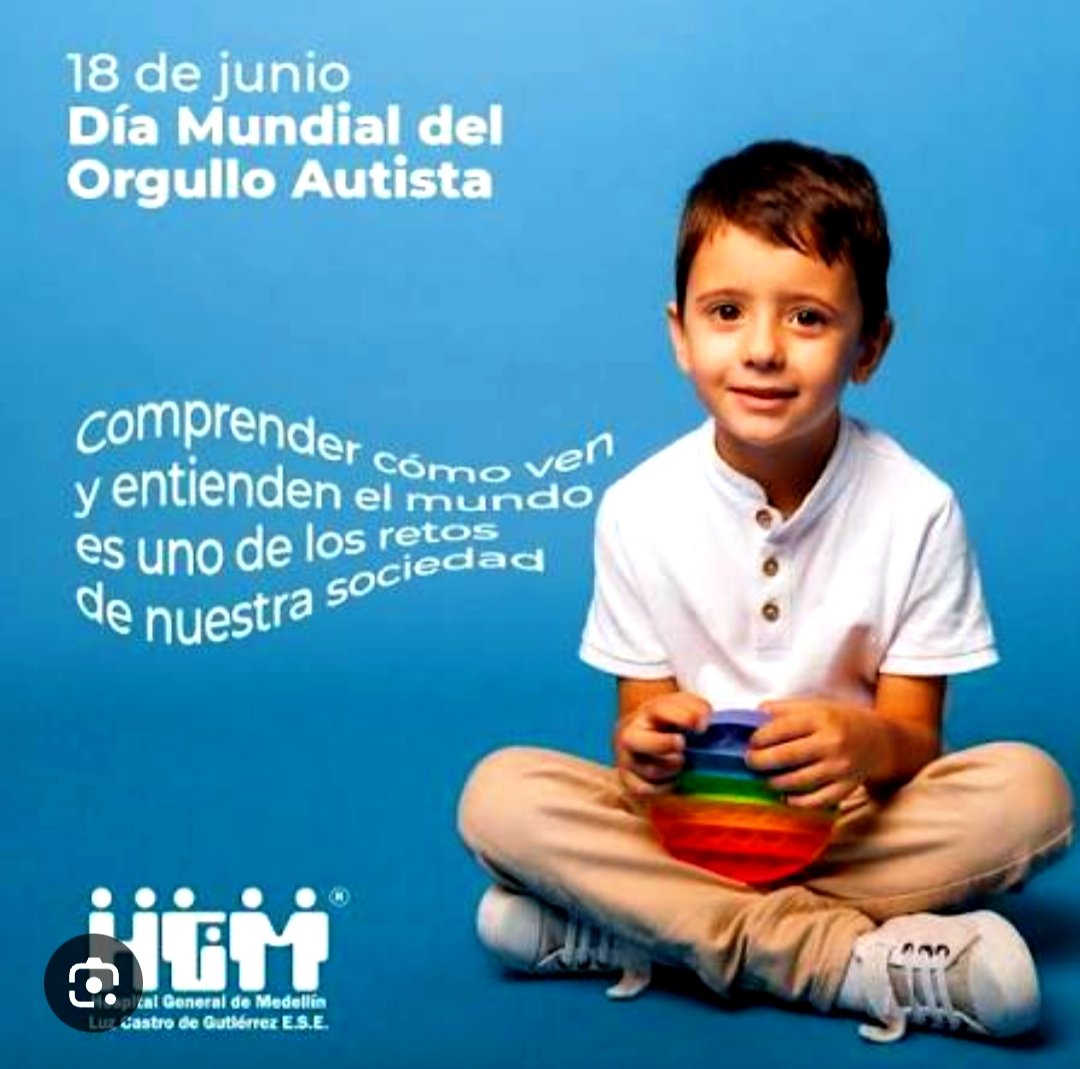 SaludGuantanamo's tweet photo. 🗓️ #DíaMundial/ El Día del Orgullo #Autista, se celebra cada 18 de junio desde 2005. Su objetivo es rechazar la negatividad en torno al tema, ganar en inclusividad y celebrar el espectro autista como parte de la neurodiversidad natural de los seres humanos. https://t.co/GmN5gGvTd2