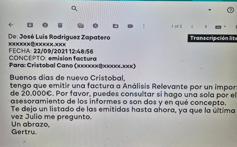 ross64x's tweet photo. https://t.co/EssOGAjOuq

A la secretaria de Zapatero la han imputado con el argumento de que era una «pieza operativa esencial en la red». 

Vamos, que según la acusación no se limitaba a organizar los cafés y el correo electrónico del expresidente, sino que presuntamente fabricaba documentación falsa. 

La deducción surge de sus mensajes a «Julito», a quien le consultaba importes y conceptos para rellenar facturas. 

La joya de la corona de las pruebas es un correo de septiembre de 2021 donde le pregunta a este buen hombre qué concepto poner en una factura de 20 000 euros. 

Cuidado a partir de ahora con las secretarias, no vaya a ser que cumplan órdenes y terminen imputadas por hacer su trabajo.

Mientras tanto, las hijas de Zapatero se embolsaron 239.755 euros de la consultora Análisis Relevante en cinco años; una minucia que la UCO y su señoría, en su infinita desconfianza, no terminan de tragarse. 

Así que la pelota está ahora en el tejado de Zapatero, quien debe demostrar que todo este tinglado era legal y no el cobro de comisiones por un tráfico de influencias en el rescate LEGAL de Plus Ultra. 

Parece que no, pero el orden de los factores altera —y mucho— el producto de esta historia.

He escuchado las dos horas escasas de la declaración de Zapatero y el hombre lo ha negado todo con una rotundidad y una parsimonia tan asombrosas que casi parece no tener nada que temer. 

En fin, siempre digo que hay que confiar en la justicia a la vez que aguantar sus envites. 

Una vez superados los episodios de Mónica Oltra, los ERE, el Fiscal General, David Sánchez y Begoña Gómez, el patrón es ya de una evidencia incuestionable. 

Estoy impaciente de leer la sentencia de Ábalos y Koldo; al fin y al cabo, sus señorías tendrán que firmarla y, de paso, retratarse.

Y en cuanto a Cerdán, Leire y Dolset es muy difícil que la causa avance ya que no interesa mucho que declaren, cuando se han paseado por los platos de televisión quejándose que la fiscalía no les hacia ni puñetero caso.