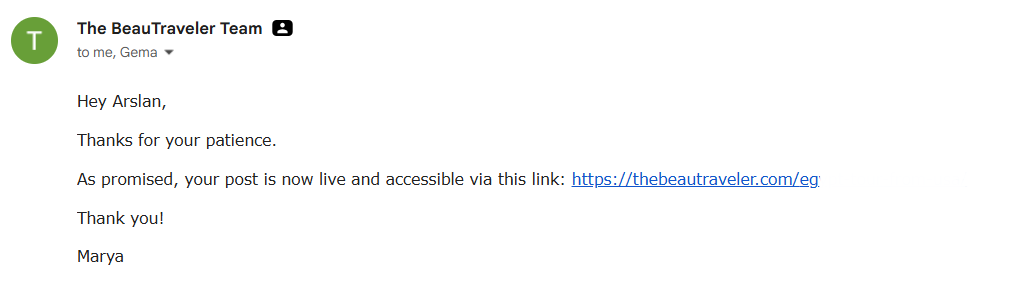 Arslan_Seo58's tweet photo. β
Order Completed
π Guest post successfully published on
thebeautraveler com
π DR 33 | DA 31 | 2.5K+ monthly traffic
π Dofollow | Permanent placement
Always glad to deliver quality placements for clientsπ
#GuestPost #Backlinks #SEO #LinkBuilding #Thebeautraveler https://t.co/SmzsTYt5AU