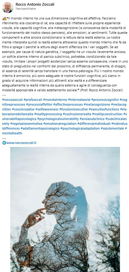 prof_zoccali's tweet photo. #roccozoccali #profzoccali #internalworld #cognitiveprocesses #affectiveprocesses #metacognition https://t.co/yN0nMCAC2Y