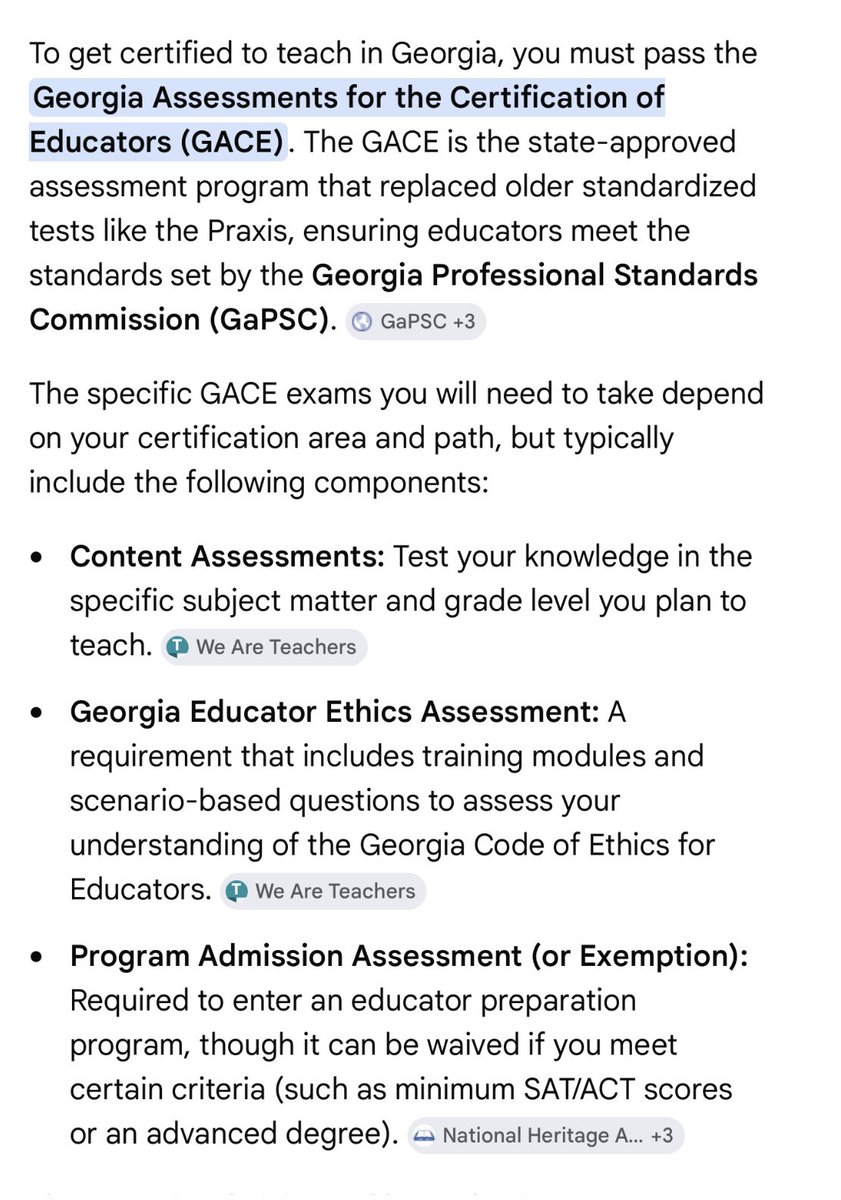 USMCMom2016's tweet photo. @semperfifemale Curious to know if she’s even taken the required exam to be certified in Georgia, and if so, did she pass it. https://t.co/YSvlvagcRS