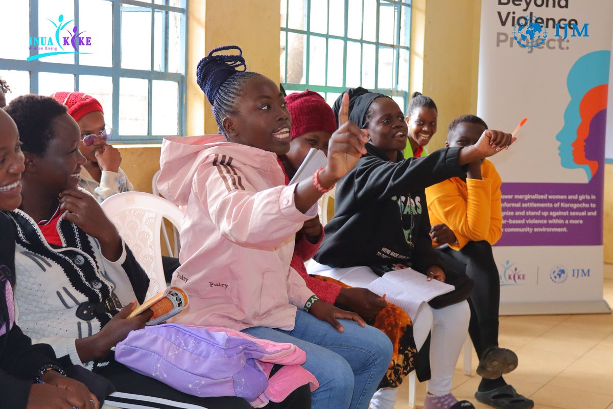InuaKike's tweet photo. Last Day | Life Skills Refresher Training in Korogocho
Today marked a key milestone as girls and young women aligned for Year Two of the #SheRisesBeyondViolence Project, stepping forward as leaders, mentors, and advocates for change. #InuaKike #GirlsLead #EndGBV
@IJMDE @IJMKenya https://t.co/JfxRBxlGo5