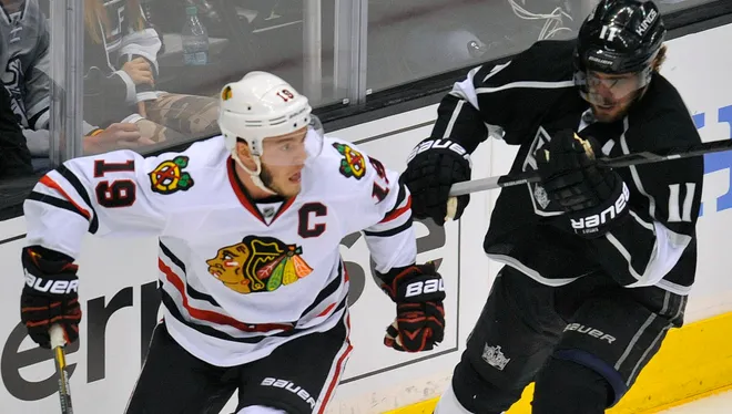 The1Tab's tweet photo. 2029 @HockeyHallFame induction class

Jonathan Toews
Anže Kopitar
Jonathan Quick 

A fitting closing note on the Kings vs #Blackhawks teams in the 2010s that gave us so many incredible games https://t.co/yYYxWoq9WD