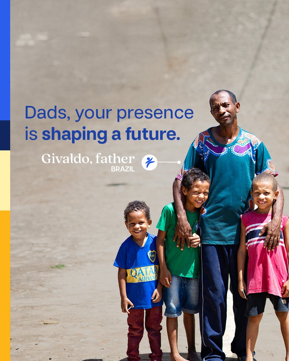 compassion's tweet photo. This #FathersDay, we’re reminded that the love poured into a child today shapes the person they become tomorrow. Every child deserves that kind of hope. https://t.co/rjRu8aE2WY