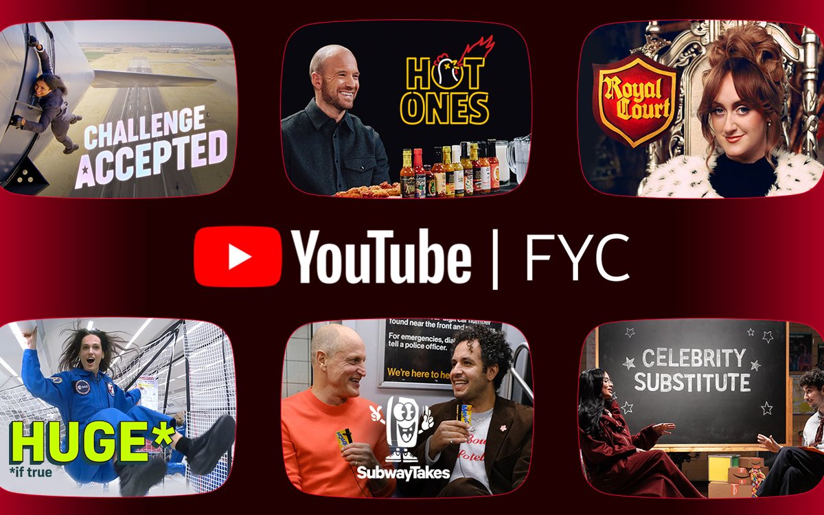UpdatesFromYT's tweet photo. Meet six trailblazing creators redefining what television looks with their series up for Emmy® consideration this year. These visionary voices are taking storytelling to new heights, all on YouTube.

Want to see what the hype is about? Start with these episodes. 🧵▶️ https://t.co/wp1Cddfg7v