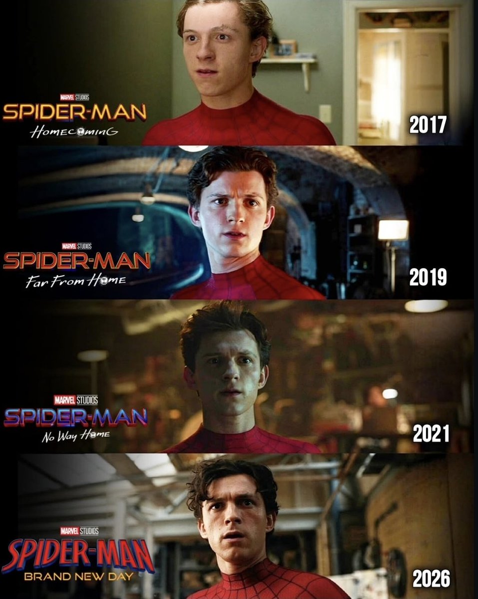 Filmfanatics__'s tweet photo. TOM HOLLAND BECOMES THE FIRST ACTOR TO STAR IN 4 LIVE-ACTION SPIDER-MAN MOVIES https://t.co/U6mFEfYhdS