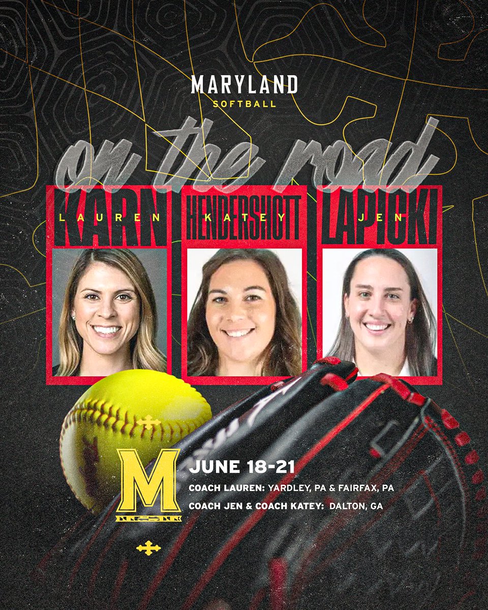 TerpsSoftball's tweet photo. On the road and looking for the next Terps! 🐢

#FearTheTurtle https://t.co/oGLaWixbpt