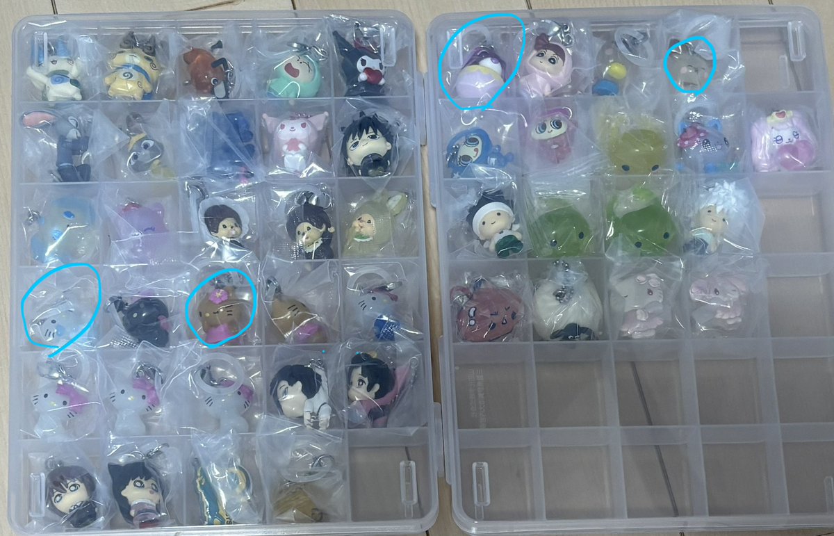 09q3d's tweet photo. @woo_rn 初めまして、検索から失礼します。
ニック、モリゾーとキッコロB、シナモン巾着、クリオネ、ペンギンと画像の水色の印のものと交換可能でしょうか？ご検討よろしくお願いいたします🙇‍♀️ https://t.co/eud1dG09eC
