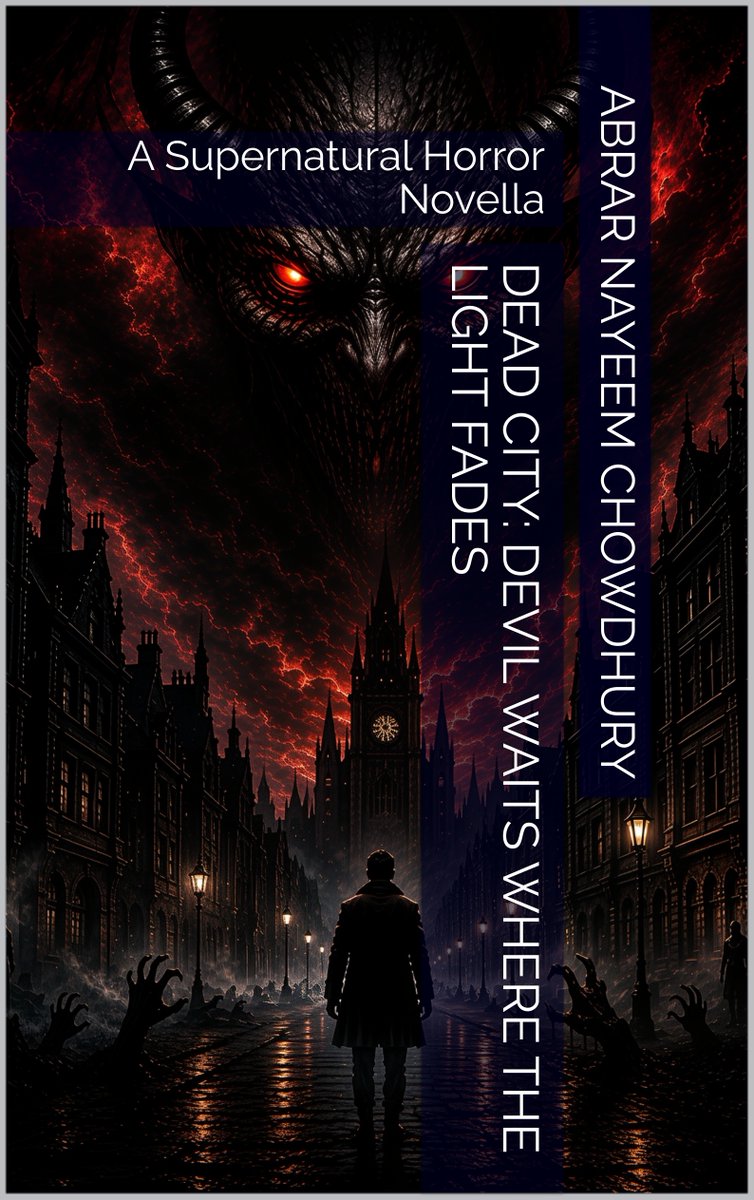 SongByAbrar's tweet photo. New Book "Dead City: Devil Waits Where The Light Fades: A Supernatural Horror Novella (Kindle edition and paperback) - https://t.co/1oPb8Qocfx and https://t.co/F72XL6eHvc #book #ebook 

#kindle #ghost #horror #deadcity #peranormal #monster #dark #horrorbook #library #Professor https://t.co/BnTqsAYC0G