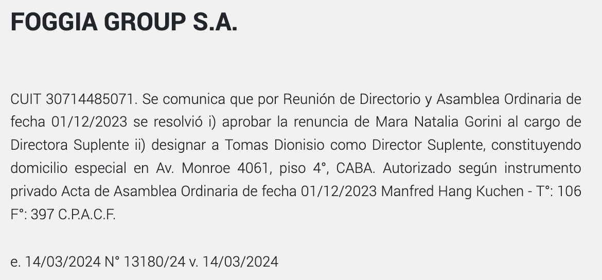 MartnPeiretti1's tweet photo. 🟥✅⚠️ A Tecnópolis se lo entregaron a Foggia Group, quienes están a cargo de todos los eventos que hacen Karina Milei y Javier Milei, y son quienes tienen como cliente la consultora berreta de la mujer de Adorni, Bettina Angeletti. Son una asociación ilícita. https://t.co/5j0K9psbRT