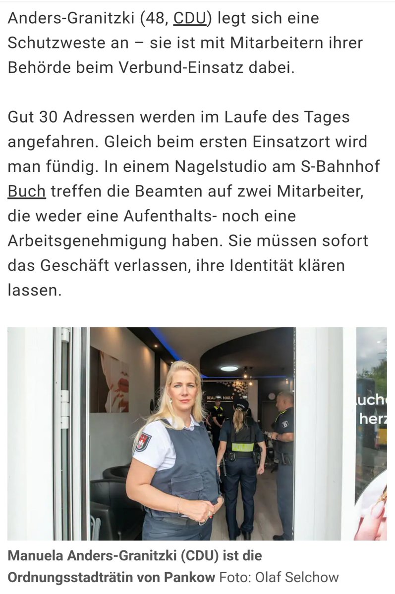 GGLuthe's tweet photo. Ein paar Monate vor der Wahl mit Schutzweste im Nagelstudio. 

Wie lächerlich will man sich machen? Kai Wegners CDU antwortet mit einem fröhlichen "JA"!

https://t.co/FuSjq241yc https://t.co/vElZfBK526