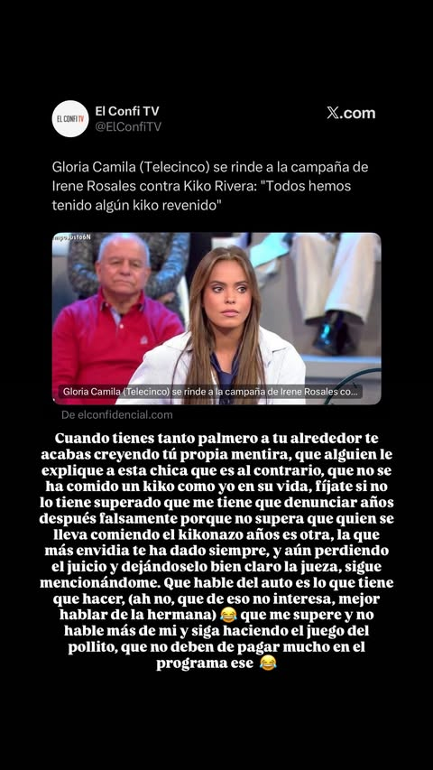 lebiram34980787's tweet photo. Totalmente de acuerdo con Kiko 👏🏽👏🏽 https://t.co/enlswNc1PO