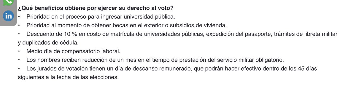 CeciliaLopezM's tweet photo. El voto en blanco no es abstención don Douglas, así que, con respeto, no aplica su lección. Tampoco es como los votos nulos y no se suman. Es tan válido que tiene los mismos beneficios que reciben quienes votan por un candidato 👇🏻. El abstencionista no los recibe. Como no estamos para medias tintas y para que no se pierda su lección de historia ¿qué tal si se enfocan en los que no van a ir votar más bien?