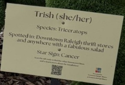CovfefeAnon's tweet photo. Giving the astrological sign for the "pronouns in bio" topiary dinosaur really highlights the "girl party" aspect of the entire progressive project https://t.co/GK1Y0M2OY4