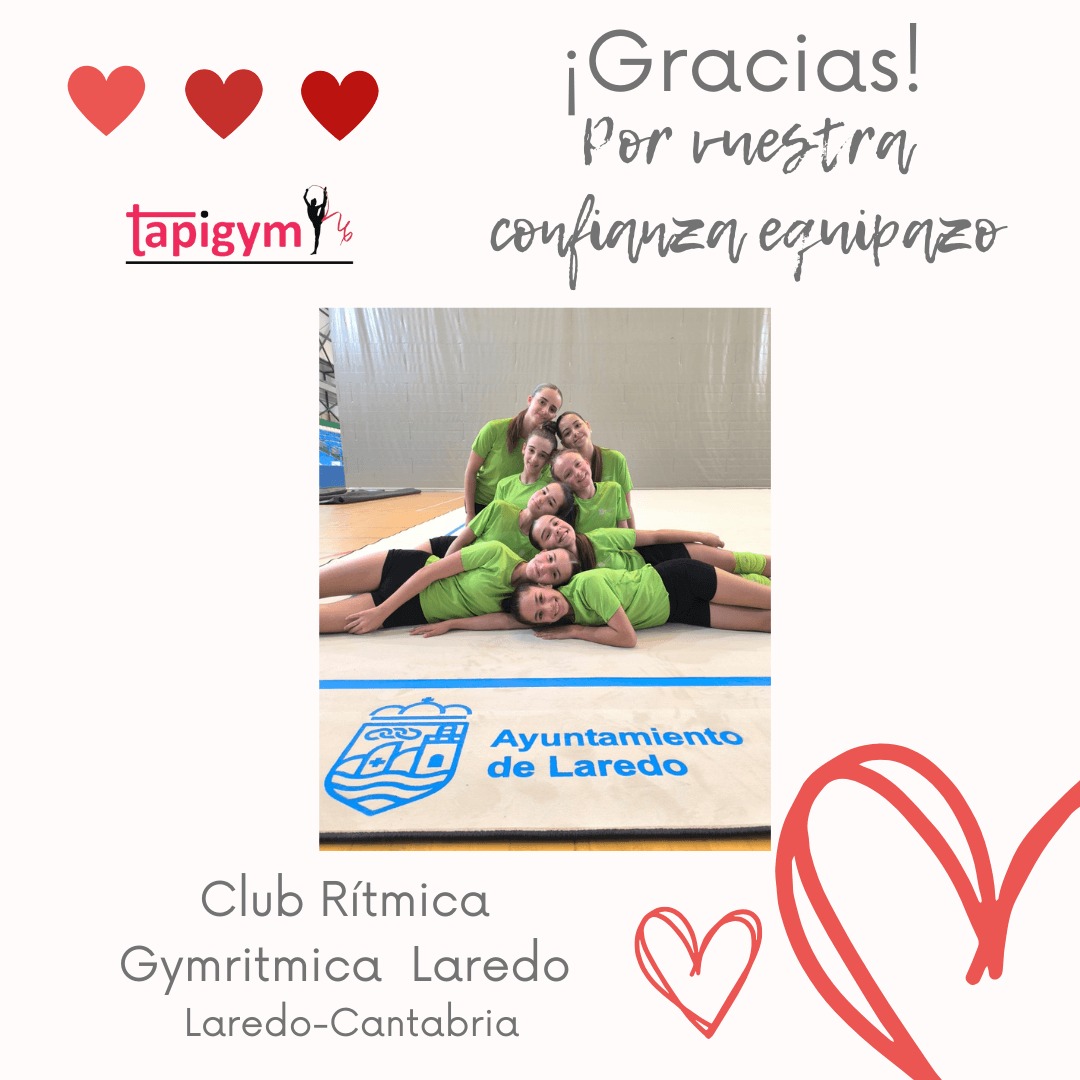 tapigym's tweet photo. Hoy viajamos a Laredo (Cantabria), para dar las gracias al Club Gymritmica y Ayuntamiento de Laredo, por seguir mejorando las condiciones de entrenamiento de sus gimnastas.

Seguro que vuestro tapiz ayudará a todas l@s gimnastas, técnic@s del Club, https://t.co/azImo6xlJS