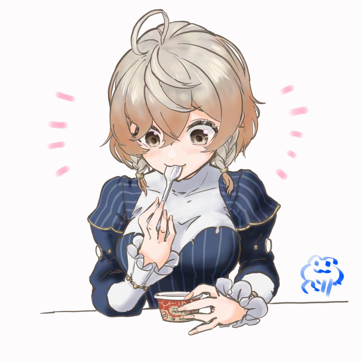 molekingy's tweet photo. icecream #Klaratelier https://t.co/rKGyezIWka