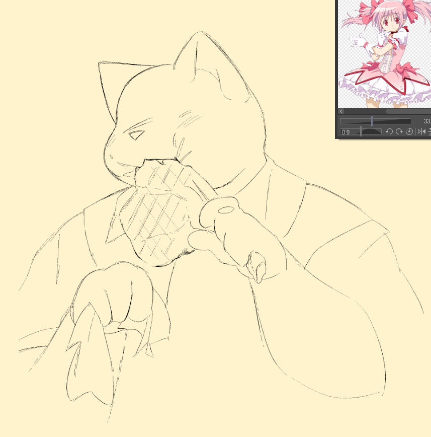 Froggytaur's tweet photo. Request from Strawpage
Madoka is here for moral support https://t.co/NElc7SFo5b