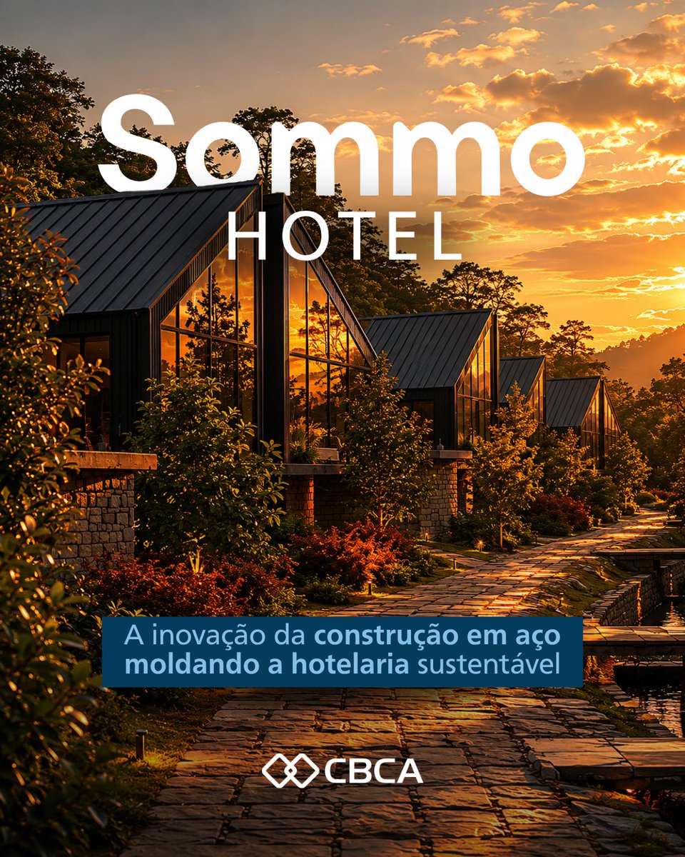 cbca_acobrasil's tweet photo. O Hotel Sommo (MG) utilizou 115 toneladas de aço e o sistema Light Steel Frame para erguer 7.000 m². O resultado prático? Estruturas leves para vencer grandes vãos, menor impacto no solo e uma redução de até 2 anos no tempo de obra. Saiba mais acessando o Portal CBCA. https://t.co/E08Ni0TAwy