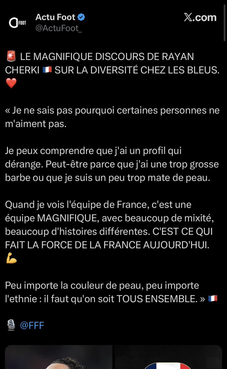 Barbare2race's tweet photo. @Lautre_la_ @UniversDortmund C’est vrai qu’Actu Foot est un compte très très à droite https://t.co/ovXfDoLoUS