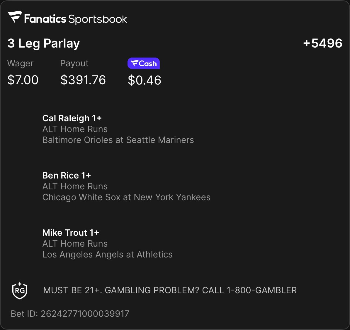 BetWithB8325's tweet photo. A friend shared a bet with you on Fanatics Sportsbook. Tap the link to view and copy their bet. Don't forget, you earn FanCash on your bets. New to Fanatics? Claim your welcome bonus. Must be 21+. Terms apply.
https://t.co/x5SyGRbgkn https://t.co/YmL11vpTTZ