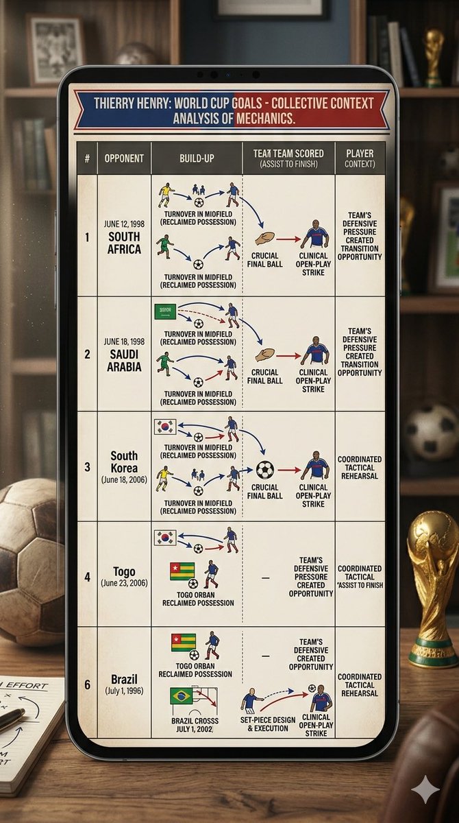 iLevelSports's tweet photo. @HaterReport I heard this I had two thoughts
1) Henry is different as a older person on team play 
2) I remember a lot of solo goals where he took off 
Then I watch this commentary and agreed he is Right but he is wrong. If Ronaldo is going to hang out in the box Yes; or Take it up like Pele https://t.co/eYsVGSCVQO