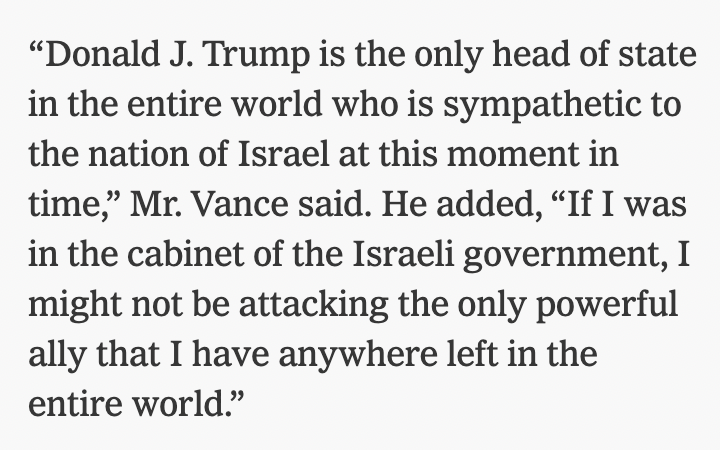 StatisticUrban's tweet photo. Pretty incredible statement from JD Vance this morning. https://t.co/cw5bIgbne1