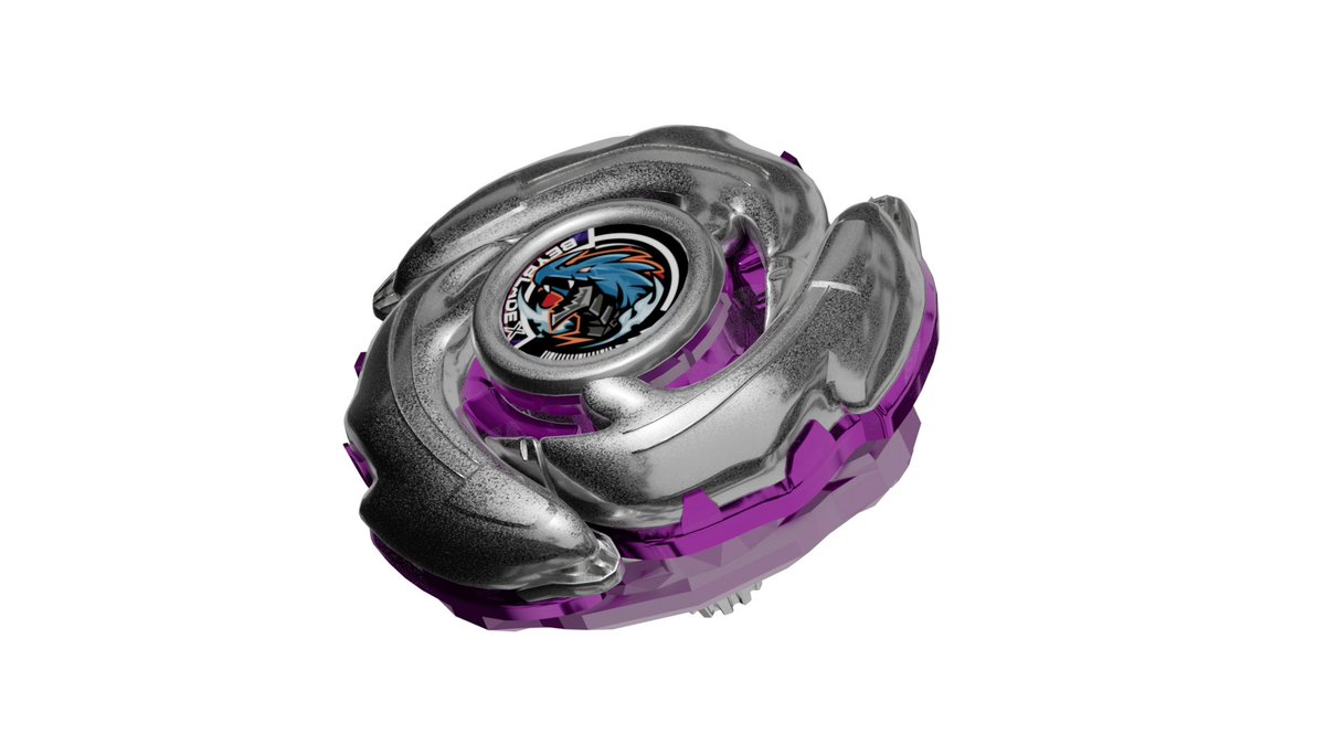 Pegasysjesko2's tweet photo. Lightning Dragoon 3-60 GearFlat - BXE Attack Type

Designed and Modelled by me in Blender.

#BEYBLADEX 
#ベイブレード https://t.co/WBdm3p19U9