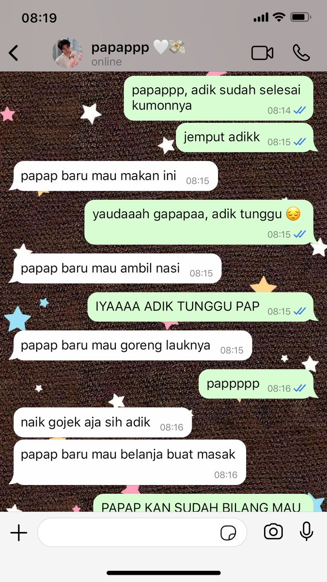 mafiaaston's tweet photo. daily chat as anak bungsu papap 😎😔☝️🥀 https://t.co/IRlgwhJoEM