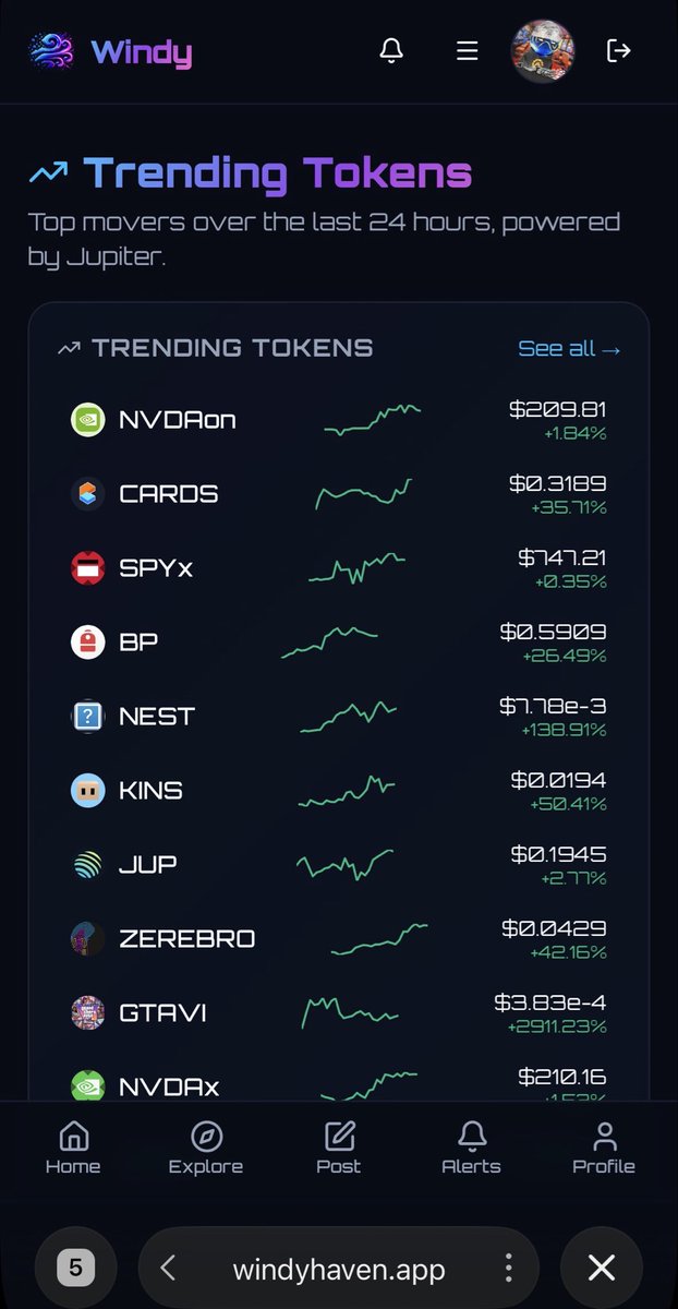 Liss___a's tweet photo. What if I told you that with #Windy, you can track your favorite tokens, post “bubbles” about anything you want, send tips in tokens like $AIRCOIN , $SOL , $BONK , $USELESS , $USDC  to your favorite creators, or receive tips from your followers for the posts you create?

What if you launched a new token and I told you that with the “Rain” feature, you could make it rain your favorite coin on all your followers or most active creators, so they become aware of it?

What if there were an integrated swap system between coins directly inside the social platform?

Windy is more than a social platform. It will go beyond imagination, and all you need is 1 $AIRCOIN in your wallet to create your profile and begin this journey, carried by the wind.

$AIRCOIN is an ecosystem on @solana 

Breathe. ��️

@BuyAircoin @Aircoin_Global 

#MemeCoin #crypto #solana #BONK 

https://t.co/kDDuyzsrSs