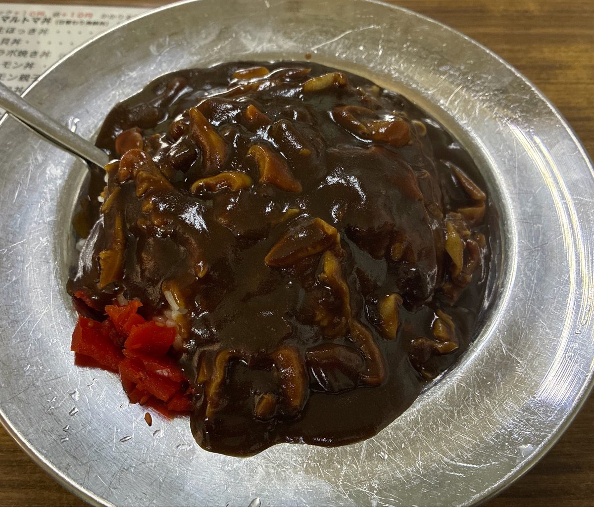 Hehehe33's tweet photo. マルトマ食堂
ホッキカレーうまい https://t.co/UoogcOSDo0