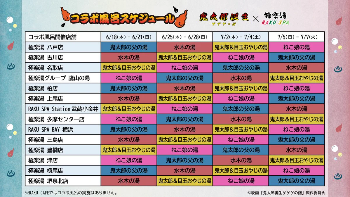 極楽湯/RAKU SPA(公式) on X: 