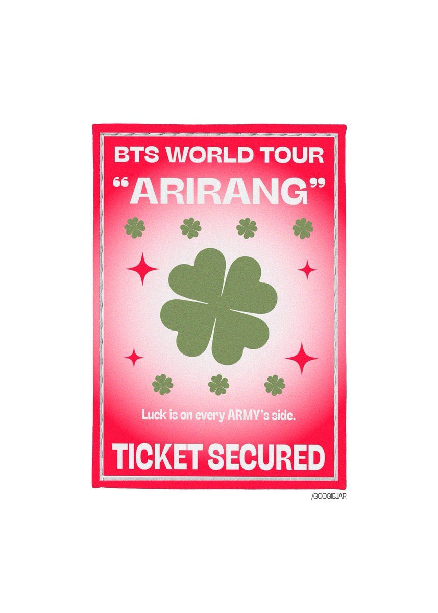 taytaedaylight's tweet photo. MANIFESTING FOR ALL THOSE SECURING THEIR ARIRANG TICKETS TODAY 🍀🍀✨🍀🍀🍀✨🍀🍀🍀🍀✨✨💜🍀💜🍀✨💜💜🍀💜🍀🍀🍀✨💜💜💜🍀💜💜🍀💜🍀💜✨💜💜💜
spreading ticketing luck dust 🍀🍀🍀 https://t.co/zpmOoP1Bup
