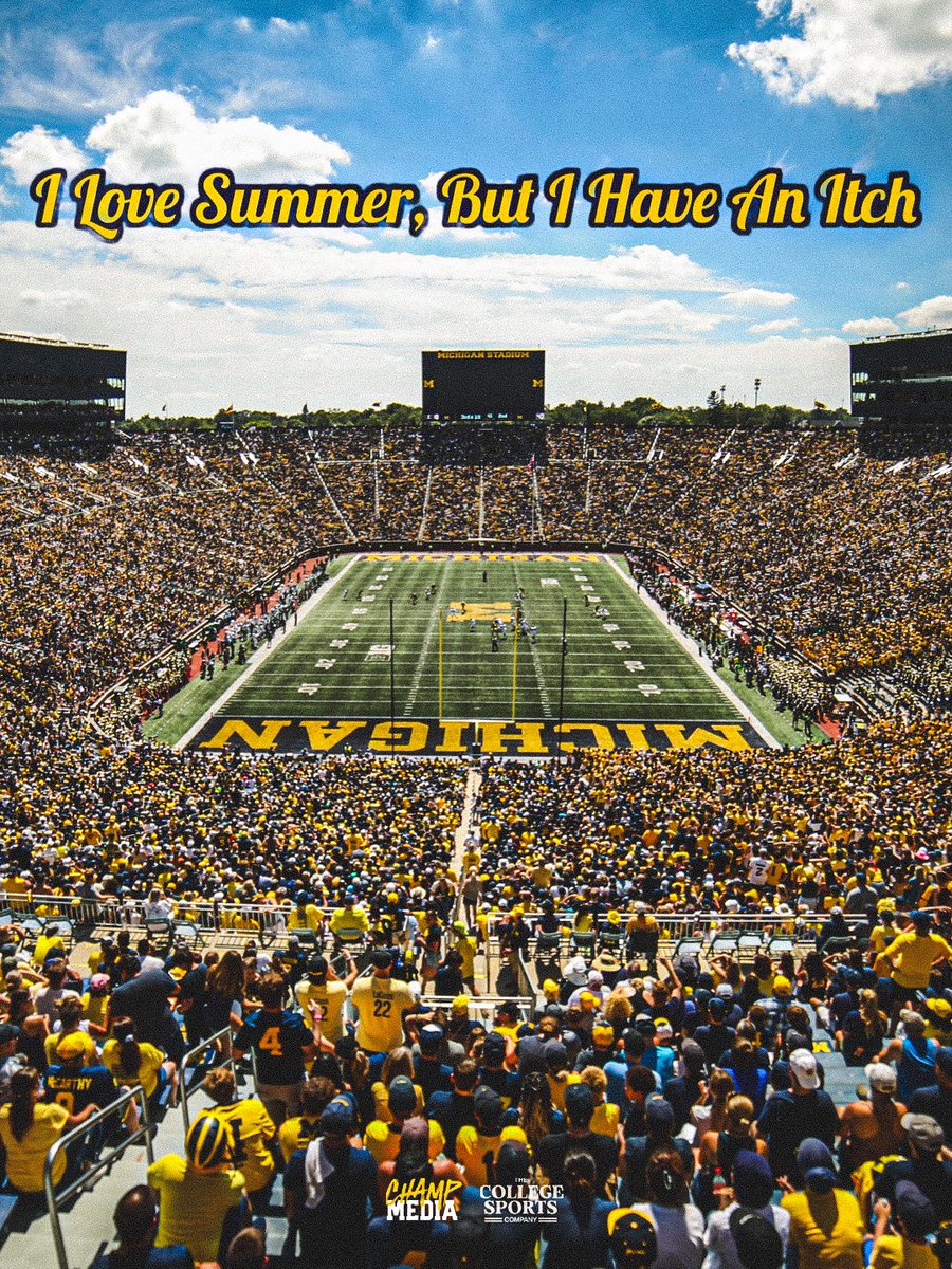ChampMediaCo's tweet photo. Football season can’t get here soon enough 🏈〽️ https://t.co/ODcmagIvwJ