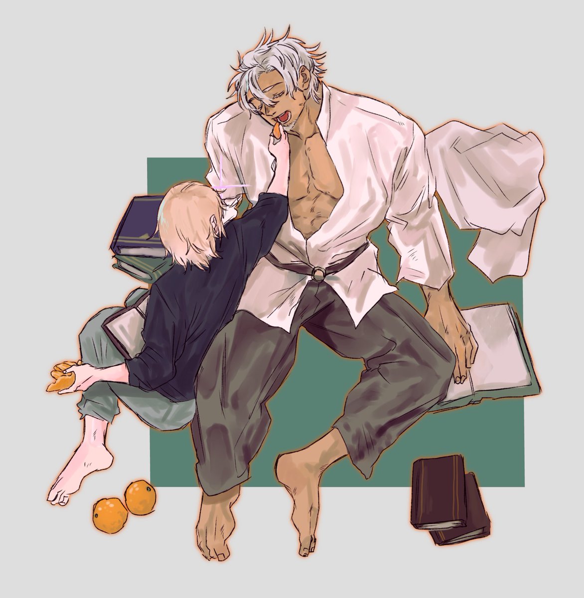 GEI_YOUMALU's tweet photo. 描き合いのやーつです https://t.co/8M9FniyDkb