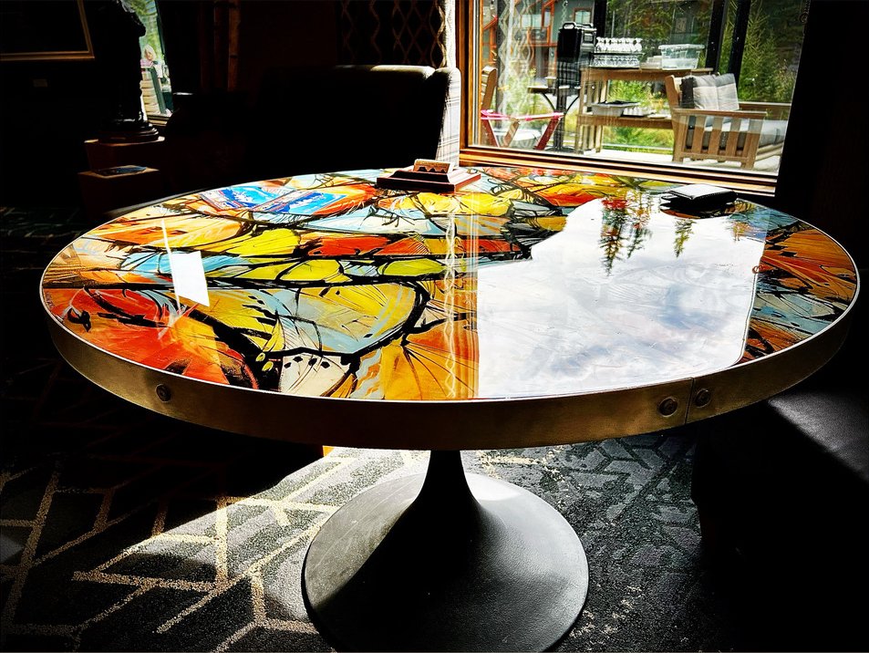 MPryceArt's tweet photo. Tigerfly — a bold, vivid original with striking colour and graphic energy; a one-of-a-kind contemporary statement piece by Canadian artist Martin Pryce. https://t.co/wHVOjo4sSb #abstractart #contemporaryart #boldcolour https://t.co/F8kfuD8d7O