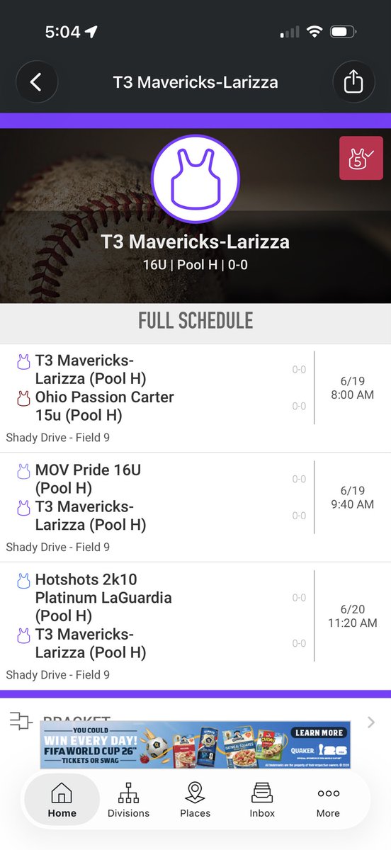 LarizzaT3's tweet photo. College coaches!  Come see our team this weekend at the Sheer Madness tournament in North Ridgeville.  Our team has several players that want to play at the college level but none have committed to a college yet. Hope to see you there! https://t.co/Vj9zPnUhQG