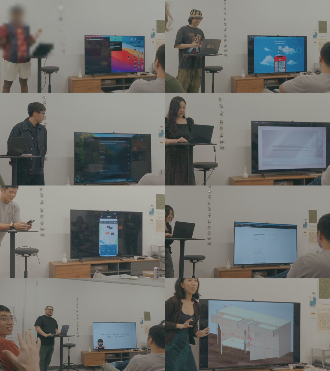 brianchew's tweet photo. @itsnotchester from @mobbin invited me to a demo night with one rule: no slides / no polish needed.

@rubanlah, @soontiago, @rezailmi, @oneshortnote, @elston_ayx, @eggsvans, @woshiqijie, and edwina showed up with weird little things they cared enough to build.

recap thread 🧵👇 https://t.co/6fQnZylGv2