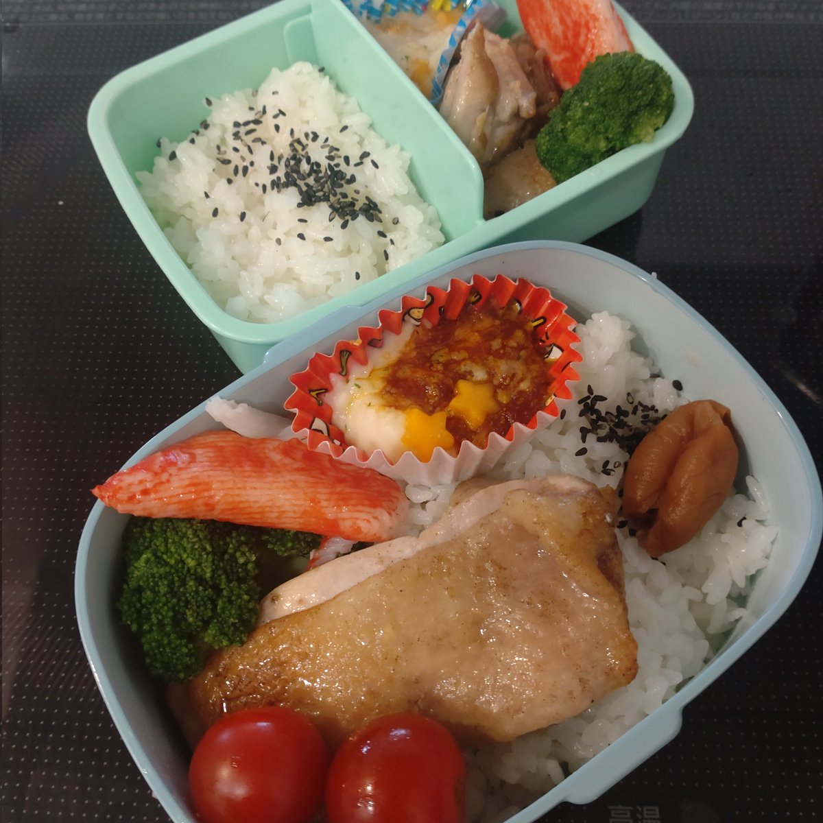 OtakeruM's tweet photo. おはようございます

今日はチキン弁当🍱です

#お弁当記録 https://t.co/PWDjLVXGhi