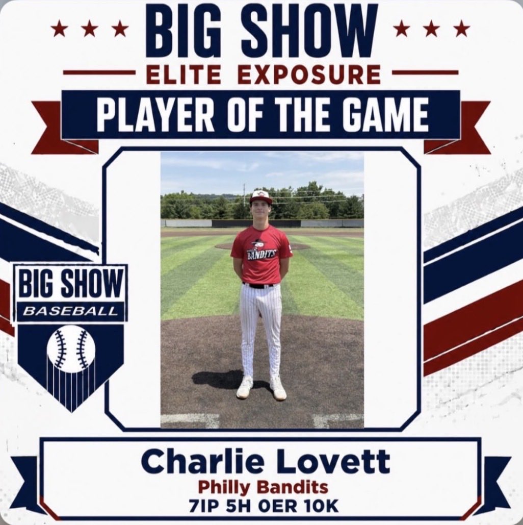 CharlieLovett28's tweet photo. Strong showing for @Banditsball 17U Red at the Big Show Elite Exposure Tournament, going 2-0-1 for the week while allowing 1 ER across three games.

Looking forward to competing next week at the Diamond Nation Super 17 Invitational. https://t.co/WYa7rwCtKc